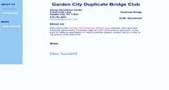Desktop Screenshot of gardencitybridgeclub.com